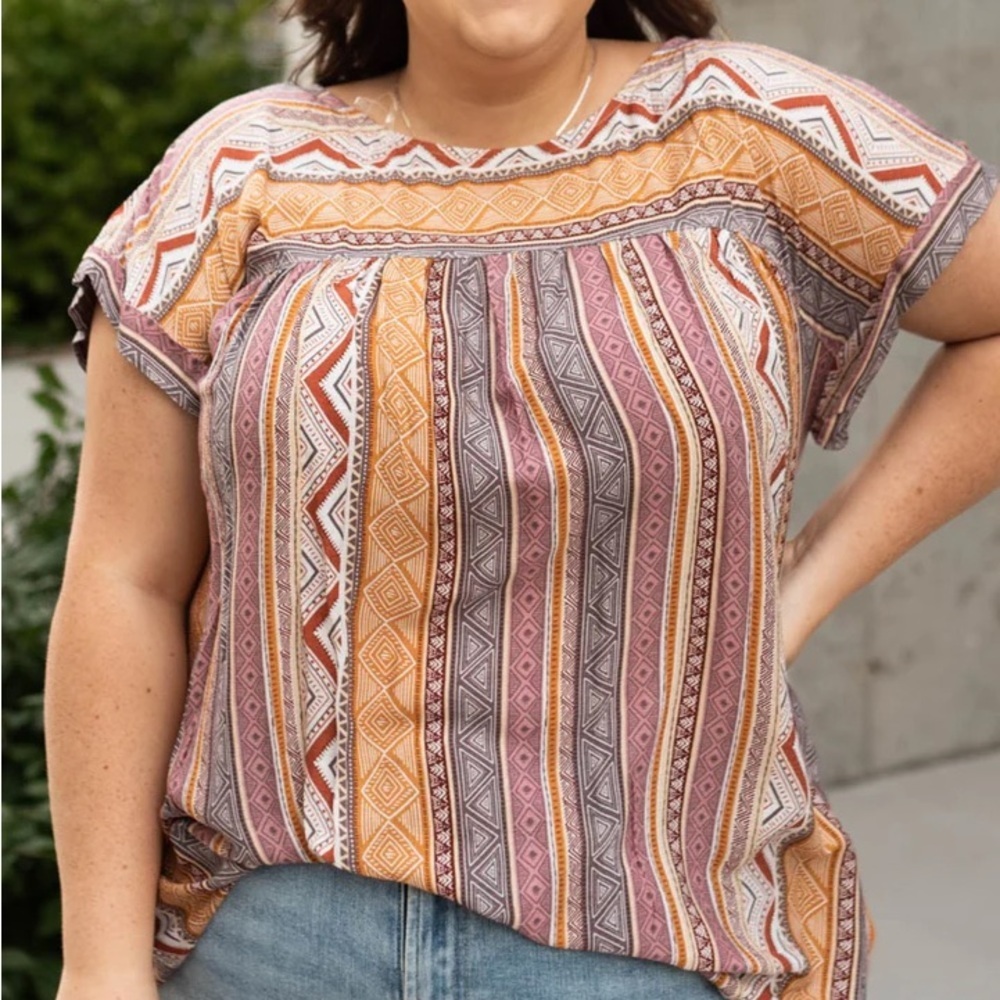 Dalia Multi Top Kori America boutique shirt